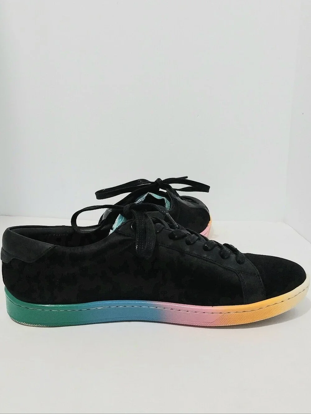 Saint Laurent SL-01 Rainbow Sneakers, Size 39.5